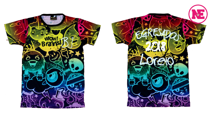 1_ remera full print